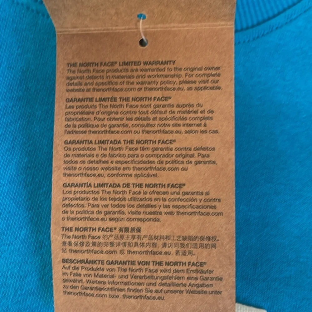 The North Face Blue Crewneck Vibrant Style Size Small